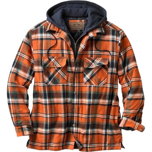Legendary Whitetails Men's Maplewood Hooded Shirt Jacket - Picture 2 of 4